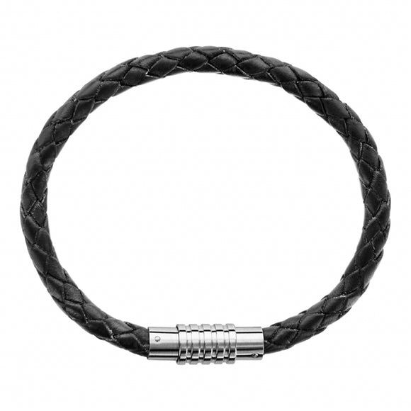 Bracelet cuir noir 842-1484
