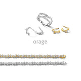 Bracelet Orage en argent et zirconiums 654Z116