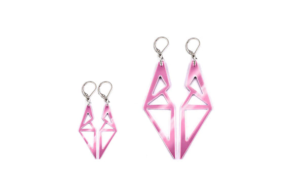 Boucles BAT KIDS rose
