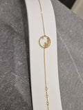 Bracelet Prénom "Louise" avec  Diamant 445-3