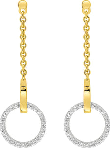 Boucles en plaqué or Nalya 782-951
