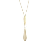Collier en vermeil (argent plaqué or) gouttes 653V87