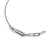 Collier air Plexi argent