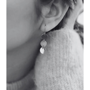 Boucles d'oreilles ZAG Cardin en acier