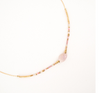 Collier ZAG pierres fines