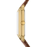 Montre Fossil Raquel en cuir brun