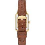 Montre Fossil Raquel en cuir brun