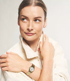 Montre dame Harlow acier doré