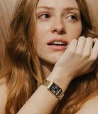 Montre dame Raquel acier doré