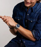 Montre Machine chronographe en acier
