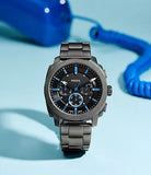 Montre Machine chronographe gris fumé