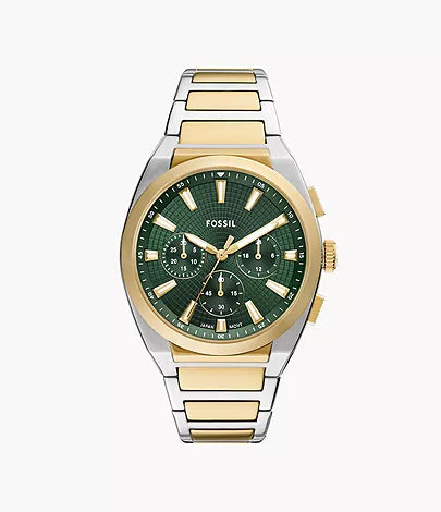 Montre Everett chronographe bicolore