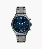 Montre Neutra acier gris fumé
