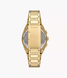 Montre Everett chronographe doré