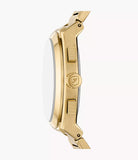 Montre Everett chronographe doré