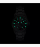 Montre Pearson en acier noir