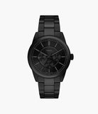 Montre Pearson en acier noir
