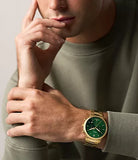 Montre Neutra chronographe doré