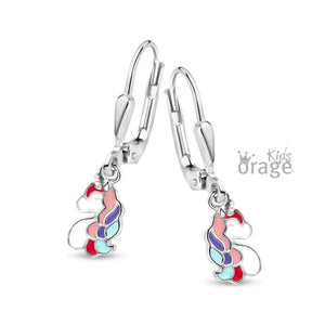 Boucles pendentes licornes K2709