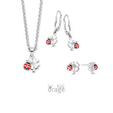 Collier Coccinelle et trèfle K2716