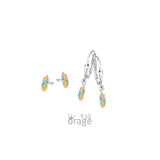 Boucles pendantes plumes K2727