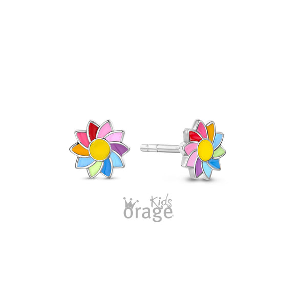 Boucles fleurs K2733