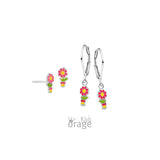 Boucles fleurs K2734