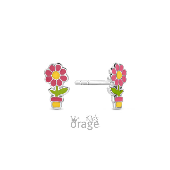 Boucles fleurs K2734