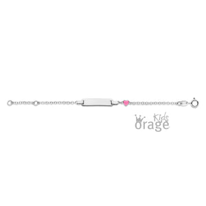 Bracelet identité bébé coeur k2745