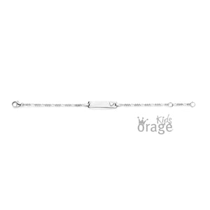Bracelet identité bébé coeur k2747