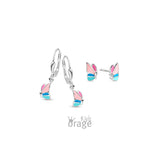 Boucles pendentes papillons K2753