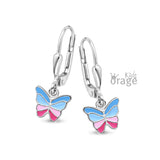 Boucles pendentes papillons K2755