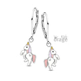 Boucles pendentes licorne K2766