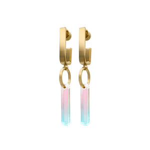 Boucles Tellmee Line S  Doré/irisé