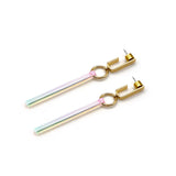 Boucles Tellmee Line L  Doré/irisé