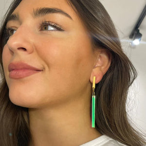 Boucles Tellmee Line L  Doré/irisé