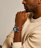 Montre Townsman automatique cuir brun clair 48mm