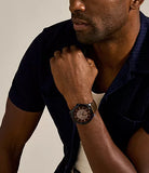 Montre Townsman automatique cuir brun 48mm