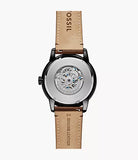 Montre Townsman automatique cuir brun 48mm