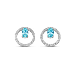 Boucles d'oreilles en argent 682-2323