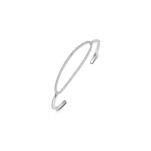 Esclave en Argent et zirconiums 642-243