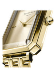 Rosefield Octagon Medium dorée cadran champagne