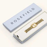 Rosefield Boxy xs dorée fond champagne