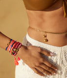 Bracelet ZAG Malaga en tissu Violet