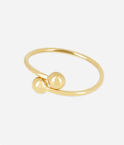 Bracelet ZAG Jonc Wako en acier doré
