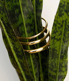 Bracelet ZAG  jonc Icy en acier doré M 840j859