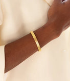 Bracelet ZAG Jonc Kelyna en acier doré