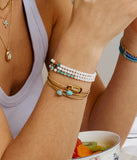 Bracelet ZAG Camo en acier doré