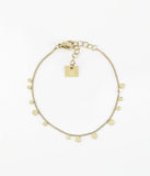 Bracelet ZAG Mini Confettis en acier jaune