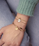 Bracelet ZAG Espoir en acier doré